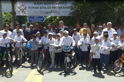Kuran okumayı öğrenen bisikleti aldı !..