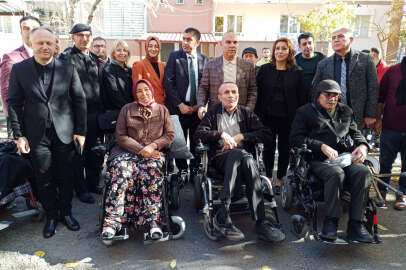 Engelliler Günü etkinliğinde hayırseverlerden yardım !..