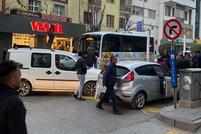 Yoğun trafik kazaya neden oldu !..