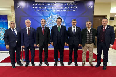 Rektör Uslu, Makedonya'da mezuniyet törenine katıldı !..