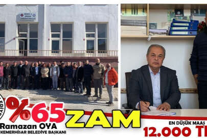 Kemerhisar Belediyesi yüzde 65 zam yaptı !.