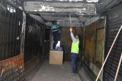 Geçtiğimiz günlerde yanmıştı, belediye onarıyor