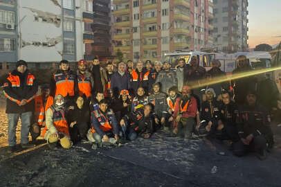 AFAD Niğde ekibi Hatay'da !.