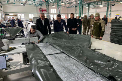 Bor Askeri Fabrikası'nda çadır üretimi devam ediyor !..