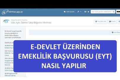 4 adımda EYT başvurusu