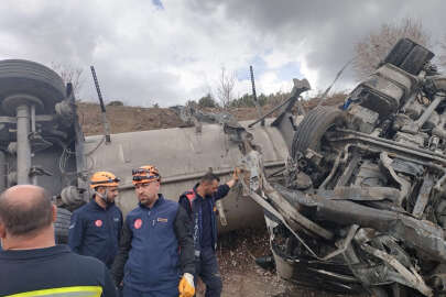 Devrilen tankerde bir kişi hayatını kaybetti