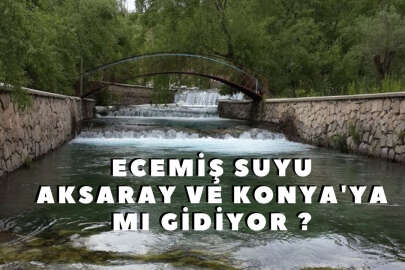 Ecemiş Suyu Aksaray ve Konya'ya mı gidiyor ?