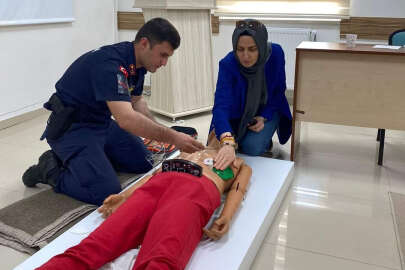 Sağlık Müdürlüğünden ilk yardım eğitimi!..