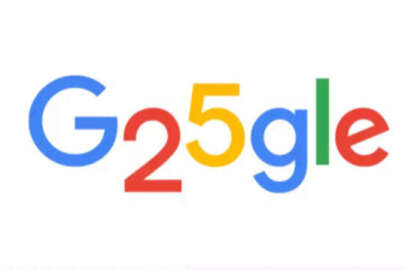 Google'dan 25. yaş günü Doodle'ı