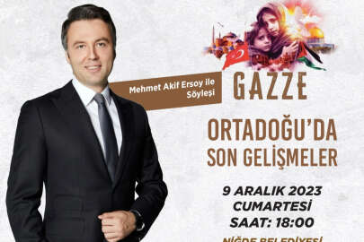 Gazze'de yaşanan insanlık dramı Niğde'de anlatılacak