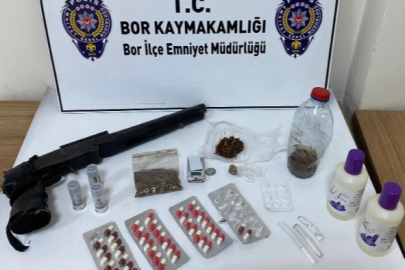 Niğde'de iş yerine uyuşturucu operasyonu!