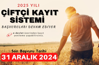 Çiftçi Kayıt Sistemi için son tarih yaklaşıyor