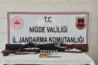 Niğde'de silah operasyonu: 4 şüpheli yakalandı