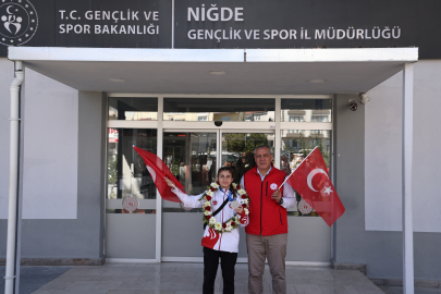 Avrupa ikicisi Melek, Niğde'ye geldi