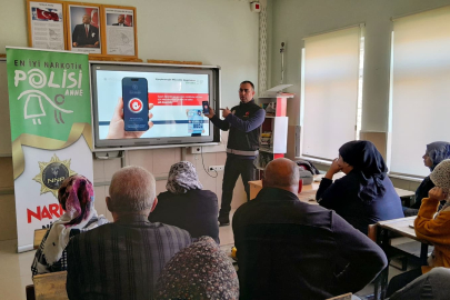 Niğde'de vatandaşlara narkotik bilgilendirmesi yapıldı