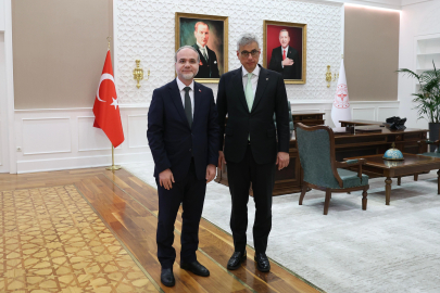 Rektör Uslu’dan Sağlık Bakanı Memişoğlu’na ziyaret