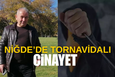 Niğde'de tornavidalı cinayet!