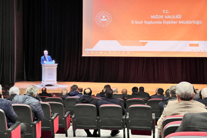 Niğde’de Derneklere Mevzuat Eğitimi
