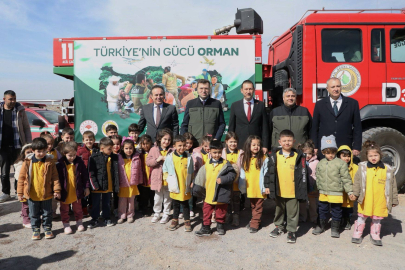 Niğde’de fidanlar toprakla buluştu