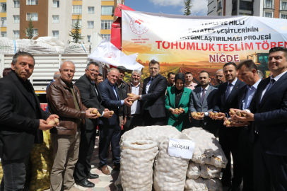 Niğde’de Yerli ve Milli Patates Hamlesi: 12 Üreticiye 60 Ton Tohum Desteği